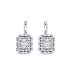 1,16 Carat Diamond Baguette Earrings
