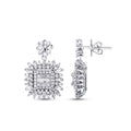 1,20 Carat Diamond Baguette Earrings