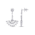 1,12 Carat Diamond Baguette Earrings