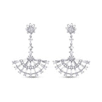 1,12 Carat Diamond Baguette Earrings