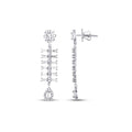 0,98 Carat Diamond Baguette Earrings