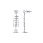 0,98 Carat Diamond Baguette Earrings