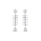 0,98 Carat Diamond Baguette Earrings