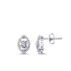 0,32 Carat Diamond Baguette Earrings