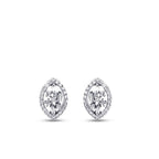0,32 Carat Diamond Baguette Earrings