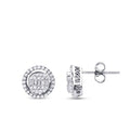 0,55 Carat Diamond Baguette Earrings