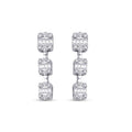 0.79 Carat Diamond Baguette Earrings