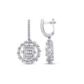 1,10 Carat Diamond Baguette Earrings