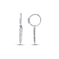 0,48 Carat Diamond Baguette Earrings