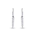0,48 Carat Diamond Baguette Earrings