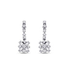 0,35 Carat Diamond Baguette Earrings