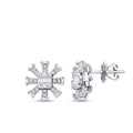 0,45 Carat Diamond Baguette Earrings