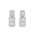 1,14 Carat Diamond Baguette Earrings