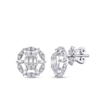 0,46 Carat Diamond Baguette Earrings