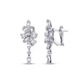 1,62 Carat Diamond Baguette Earrings