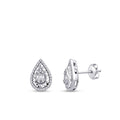 0,23 Carat Diamond Baguette Earrings