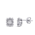 0,19 Carat Diamond Baguette Earrings