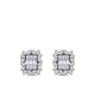 0,19 Carat Diamond Baguette Earrings
