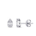 0,19 Carat Diamond Baguette Earrings