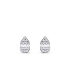0,19 Carat Diamond Baguette Earrings