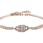 0,38 Carat Diamond Baguette Bangle