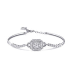 0,45 Carat Diamond Baguette Bangle