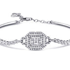 0,45 Carat Diamond Baguette Bangle