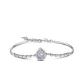 0,45 Carat Diamond Baguette Pear Bangle