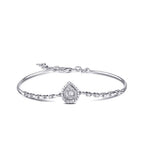 0,45 Carat Diamond Baguette Pear Bangle