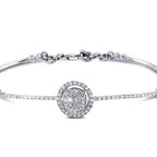 0,43 Carat Diamond Baguette Bangle