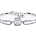 1,16 Carat Diamond Baguette Bangle