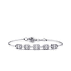 0,60 Carat Diamond Baguette Bangle
