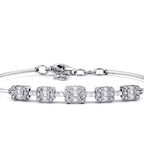 0,60 Carat Diamond Baguette Bangle