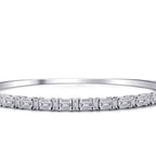 3,06 Carat Diamond Baguette Bangle