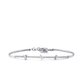 0,32 Carat Diamond Pear Bangle