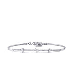 0,32 Carat Diamond Pear Bangle