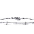 0,32 Carat Diamond Pear Bangle