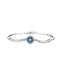 0,21 Carat Diamond Turquoise Bracelet