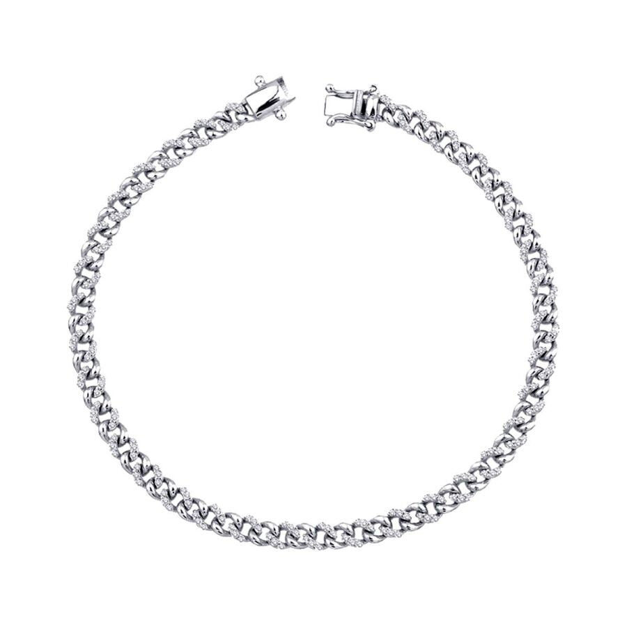 0.93 Carat Diamond Gourmet Bracelet
