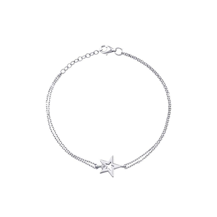 0,01 Carat Diamond Star Bracelet