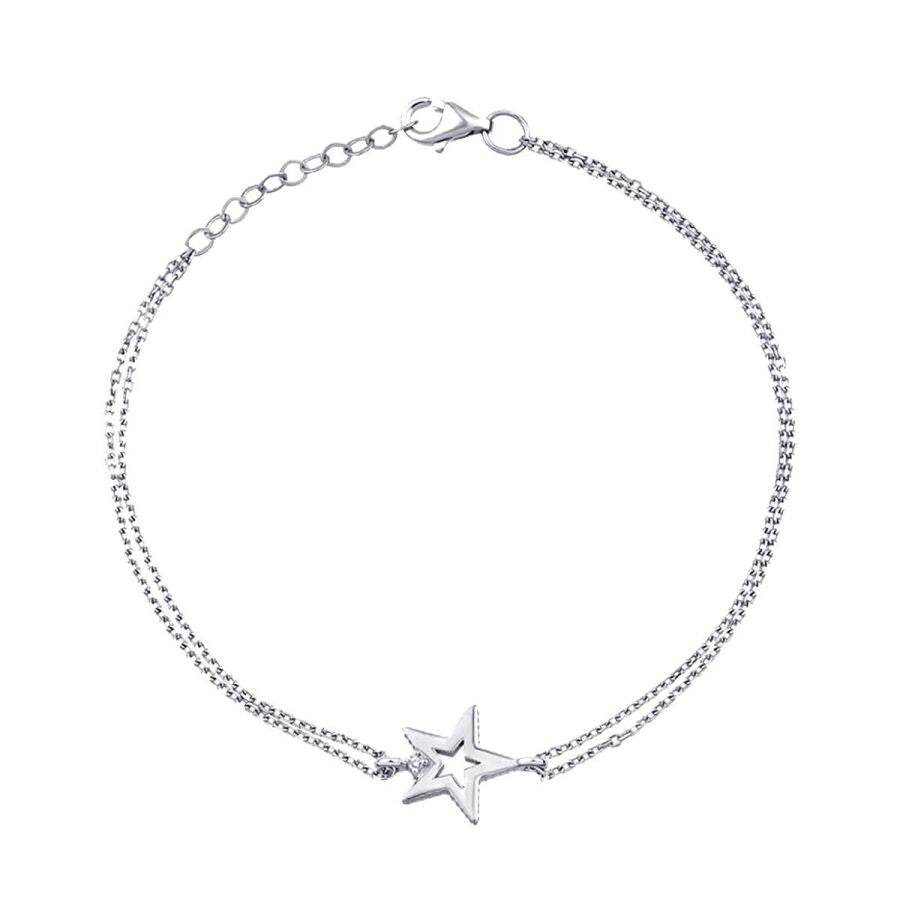 0,01 Carat Diamond Star Bracelet