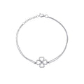 0,06 Carat Diamond Heart Lucky Bracelet
