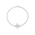 0,06 Carat Diamond Heart Lucky Bracelet
