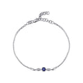0,34 Carat Diamond Sapphire Bracelet