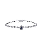 1,50 Carat Diamond Sapphire Bracelet