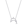 0,11 Carat Diamond Dolphin Necklace