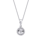 0,08 Carat Diamond-Effect Necklace