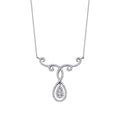 0,43 Carat Diamond Trend Pear Necklace