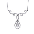 0,43 Carat Diamond Trend Pear Necklace