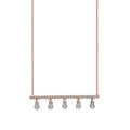 0,22 Carat Diamond Five-Stone Necklace